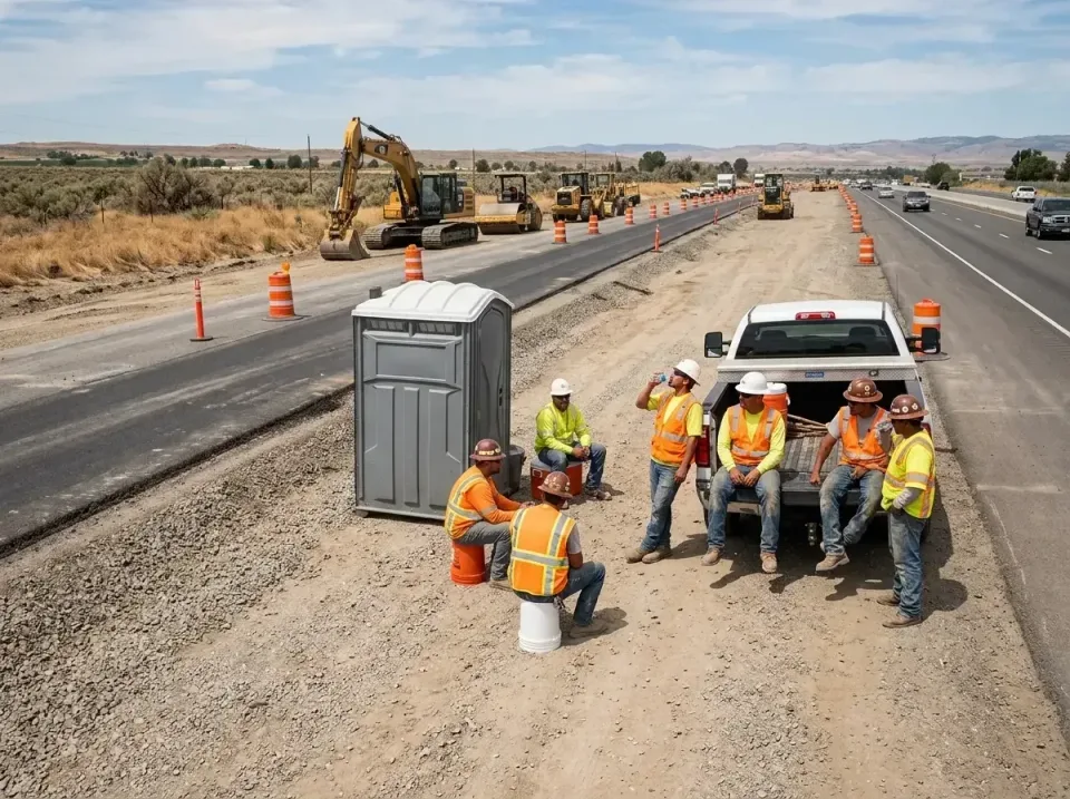 highway-road-construction-crew-007 — frequently asked questions, Porta Potty and Restroom Rentals in Golden, CO